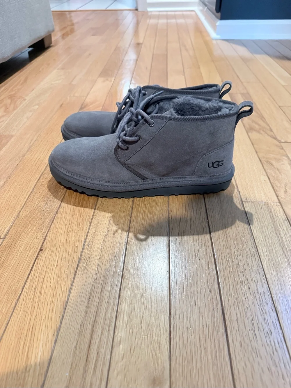 UGG Neumel Suede Slipper Clogs 'Charcoal' - Men's Size 11